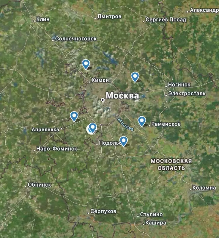 Map from the Военный осведомитель (Military Informant) post of 23 October 2026