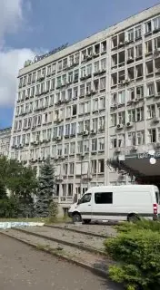Geran-5, Kyiv, Diprosvyaz building / United DC data center, Holosiivskyi district, 23 Sep 2026