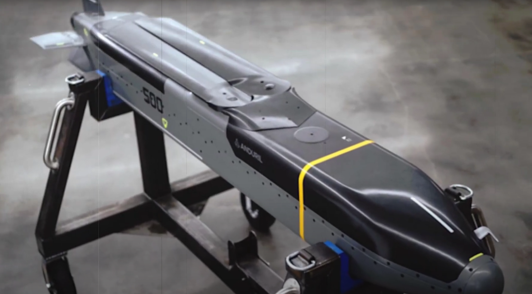The Barracuda-500, the largest member of Anduril's Barracuda cruise-missile family.