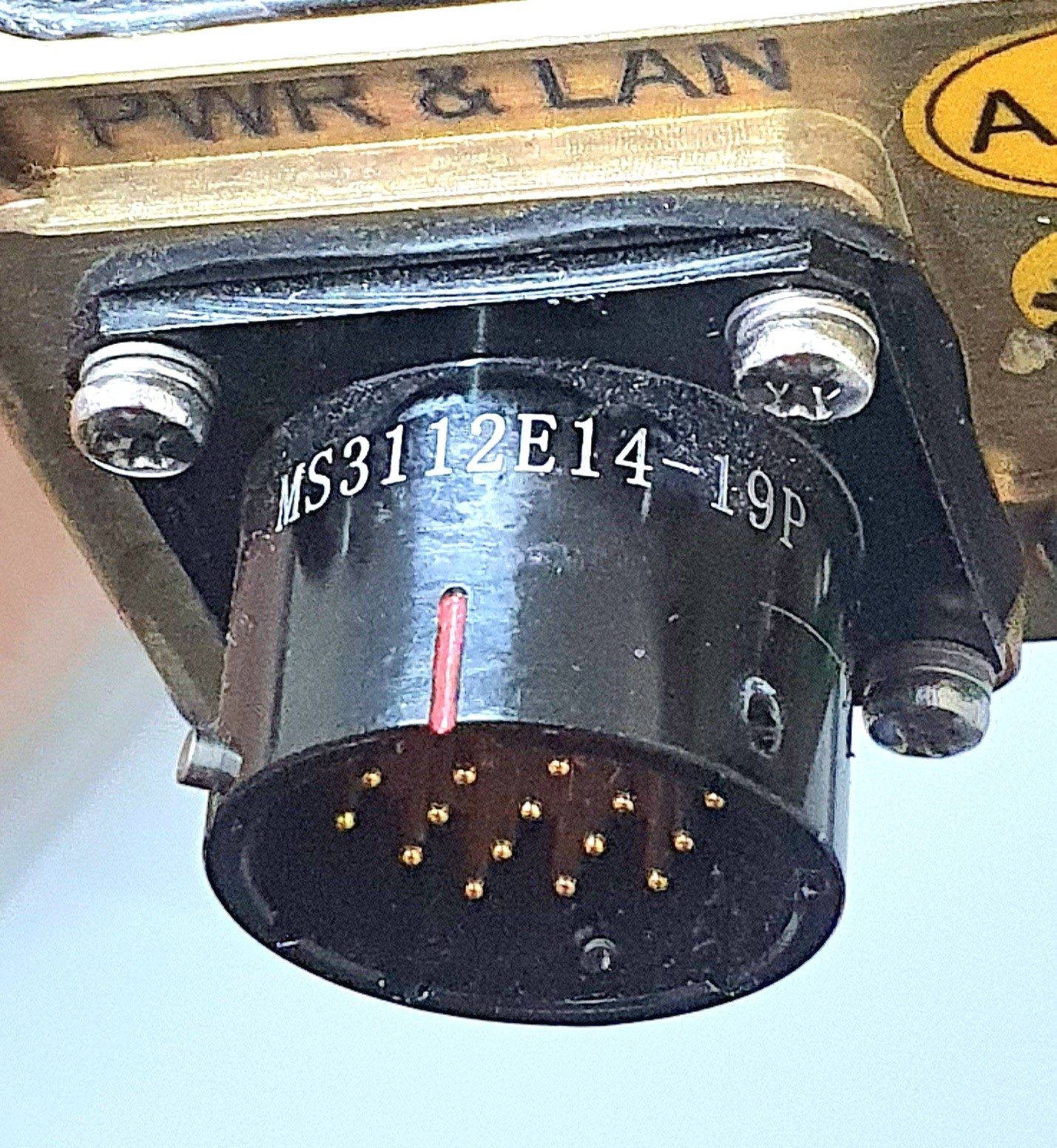 Plug connector, marked МS3112Е14-19Р