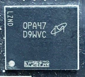 Memory chip, marked OPA47 D9WVC LZND