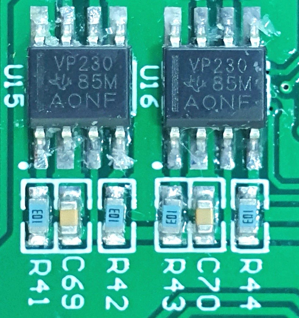 Transceiver, marked CAN VP230 85M AONF
