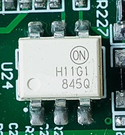 Optocoupler (optocouple) of high voltage, marked H11G1 845Q