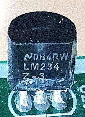 3-pin adjustable current source, marked 0B4RW LM234 Z-3