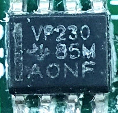 Transceiver, marked CAN VP230 85M AONF