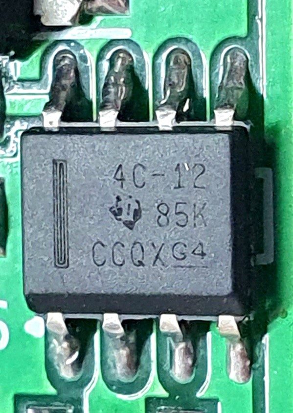 Microcircuit, marked 4С-12 85К ССQX