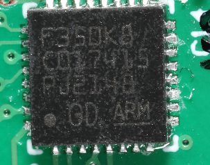 32-bit microcontroller with ARM architecture on the Cortex-M4 core — photo