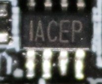 Step-down voltage converter, marked IACEP Назва: MP1495