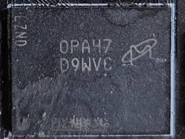 D9WVC memory chip, marked Taiwan