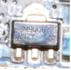 Linear amplifier, marked 3M9008 С17Y TQP3M9008