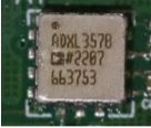 Low noise 3-axis MEMS accelerometer, marked ADXL 357B #2207 663753
