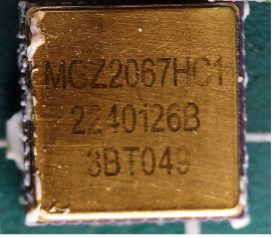 Gyroscope board, marked MGZ2067HC1 2240126B 3BT049