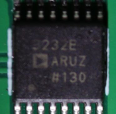 RS-232 interface driver, marked 3232E ARUZ #130