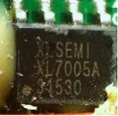 DC to DC converter, marked XL SEMI XL7005A 31530
