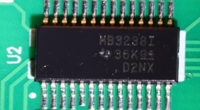 Multi-channel RS-232 line driver/receiver, marked MB3238I 36K G4 D2NX