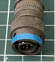 Round connector 6 pins — photo