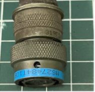 Round connector 13 pins — photo
