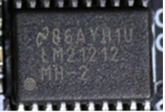 Synchronous buck regulator, marked 86AYH1U LM21212 MH-2