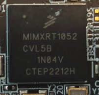 Processor, marked MIMXRT1052 CVL5B 1N04V CTEP2212H