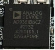 RF Agile transceiver, marked AD9361BBCZ #2132 4280105.1 SINGAPORE