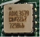 3-axis MEMS accelerometer, marked ADXL 357B #2217 729861