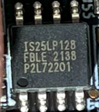 Memory chip, marked IS25LP128 FBLE 2138 P2L72201