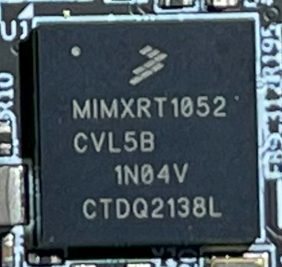Processor, marked MIMXRT1052 CVL5B 1N04V CTDQ2138L