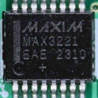 Transceiver, marked MAX3221 EAE 2310