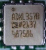 Low noise 3-axis MEMS accelerometer, marked ADXL 357B #2137 487586
