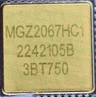 MEMS gyroscope, marked MGZ2067HC1 2242105B 3BT750