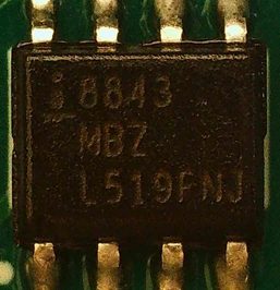 PWM controller, marked ISL8843A MBZ L519FNJ