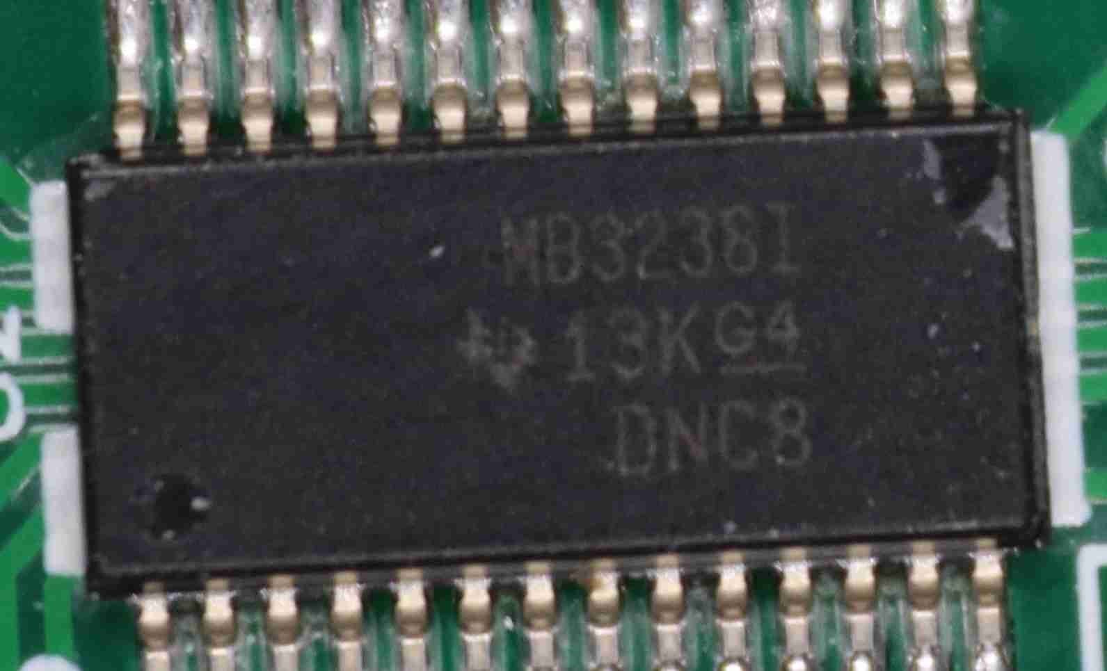 Multi-channel RS-232 line driver/receiver, marked MB3238l 13KG4 DNC8