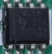 Dual operational amplifier, marked LM258 274 ZD0XG3