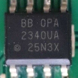 Operational Amplifier, marked BB OPA 234OUA 25N3X