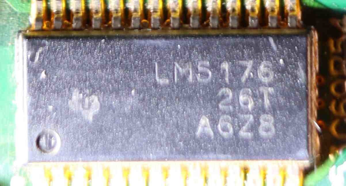 A wide-range step-up/step-down voltage converter, marked LM5176 26T A6Z8