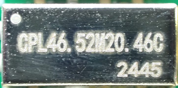 Microcircuit, marked CPL46.52M20.46C 2445