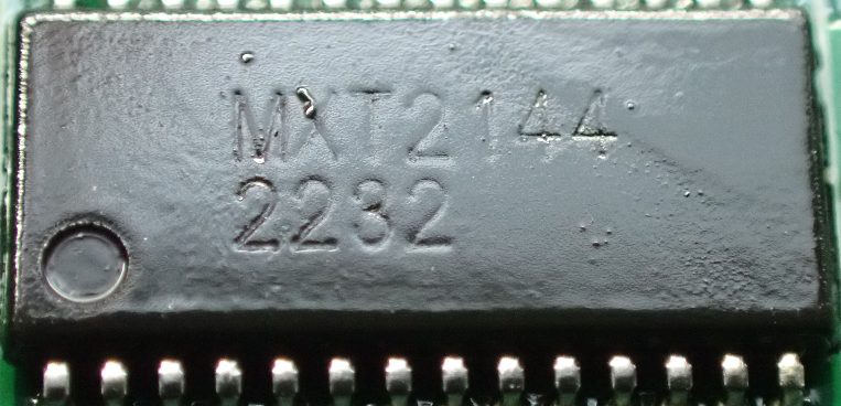 12/14-Bit DAC, marked MXT2144 2232