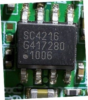 Voltage regulator with low input/low dropout, marked SC4216 G417280 1006