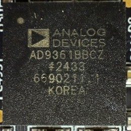 RF transceiver, marked AD9361BBCZ #2433 6690211.1 KOREA