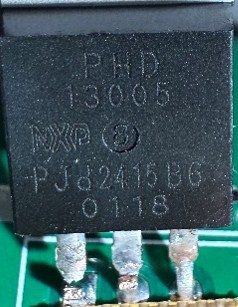 NPN power transistor with an integrated diode, marked PHD 13005 PJd2415B6 0118
