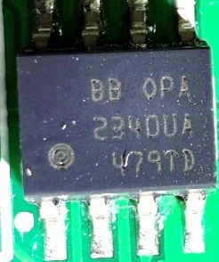 Operational Amplifier, marked BB 0PA 234OUA 4797D