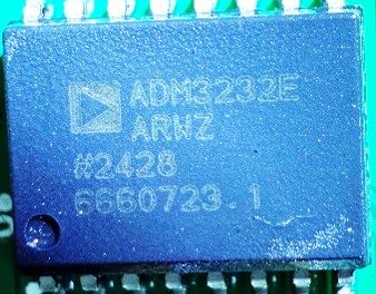 RS-232 Line Driver, marked ADM3232E ARWZ #2428 6660723.1