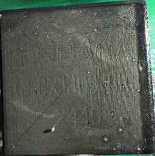 Power inductor, marked CSRX1809-6R8 2446