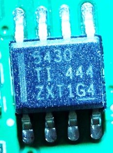 Step-down converter, marked TPS5430 5430 TI 444 ZXT1G4
