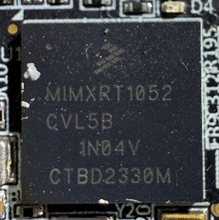 Microcontroller, marked MIMXRT1052 CVL5B 1N04V CTBD2330M