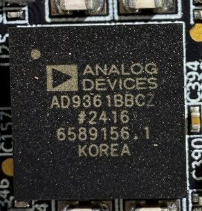 RF transceiver, marked AD9361BBCZ #2416 6589156.1 KOREA