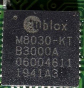 GNSS module, marked M8030-KT B3000A 06004611 1941A3