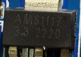 Voltage stabilizer, marked AMS1117 3.3 2220