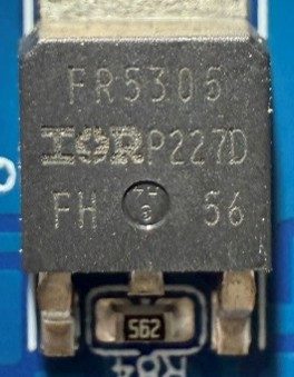 Transistor, marked FR5305 P227D FH 56