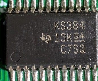 10-channel general-purpose FET bus switch, marked SN74CB3T3384 KS384 13K G4 C7SQ